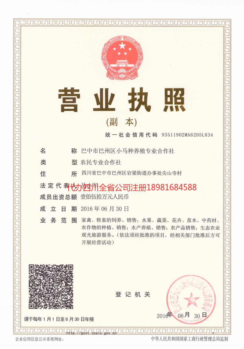 白山白山小马种养殖专业合作社